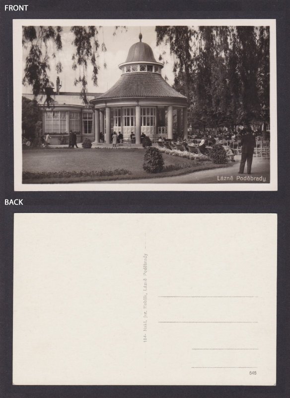 Postcard CZECHIA, Nymburk, Poděbrady Spa