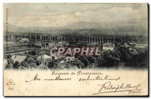 Old Postcard Souvenir From Dombresson