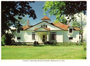 Clifton House, Thomas Chandler Haliburton, Windsor, Nova Scotia