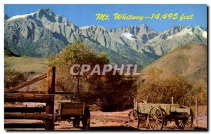 Modern Postcard Mt Whitney In Southern California is The Highest peak in the ...
