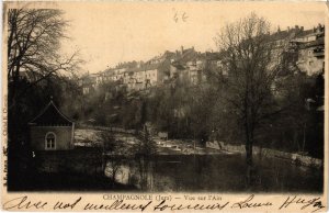 CPA Champagnole- vue sur l'Ain FRANCE (1043318)