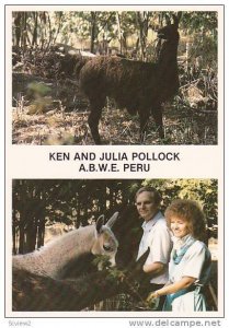 Llamas, Ken and Julia Pollock, Association of Baptists for World Evangelism, ...