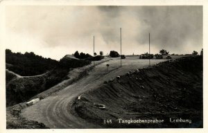 PC CPA LEMBANG TANGKOEBANPRABOE INDONESIA VINTAGE REAL PHOTO POSTCARD (b6108)