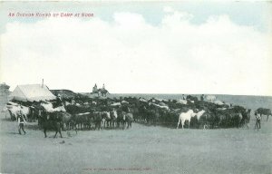 Western, Oregon Round Up Camp at Noon, Portland Post Card