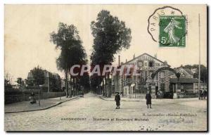 Old Postcard Hardricourt Distillery and Boulevard Michelet