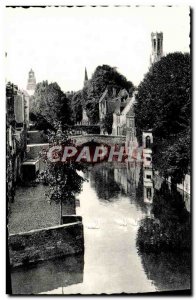 Postcard Old Bruges Quai Vert