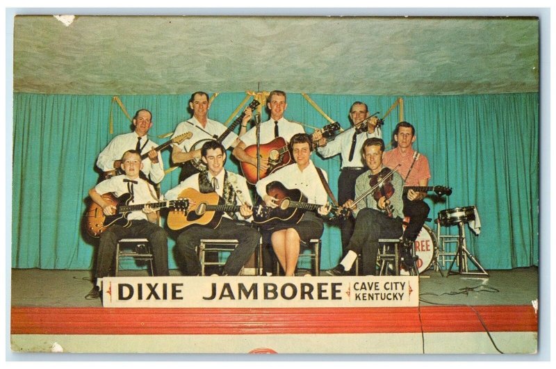 c1950's Dixie Jamboree Band Club Entertainment Show Cave City Kentucky Postcard
