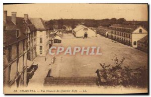 Postcard Old Chartres View Rapp Quartier Generale Army