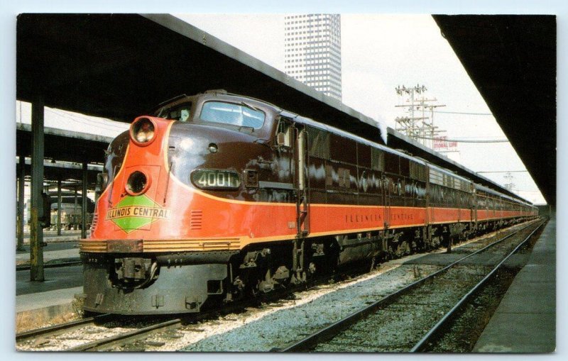 NEW ORLEANS, LA Louisiana ~ PANAMA LIMITED Railroad Train c1970s Postcard 