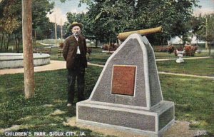 Iowa Sioux City Scene In Children's Park 1908