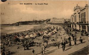 CPA BIARRITZ La Grande Plage (411675)