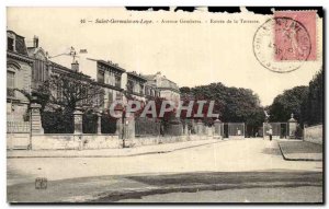 Old Postcard Saint Germain year Laye Avenue Gambetta Entree de la Terrasse