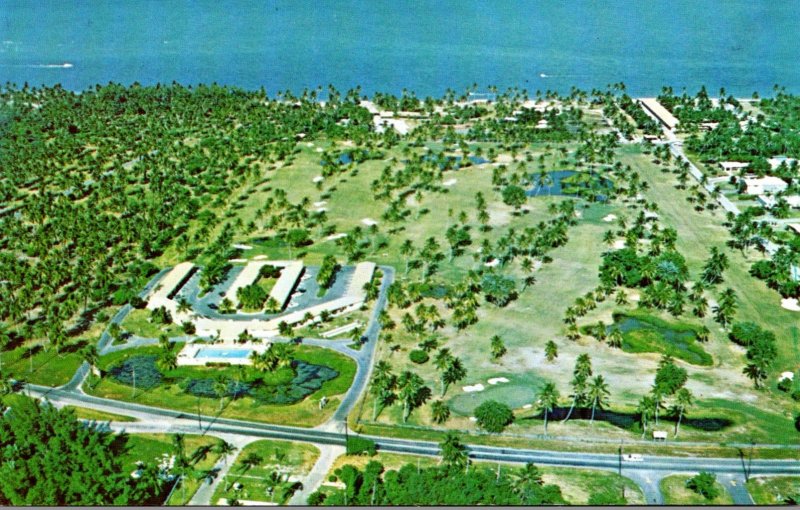 Florida Miami Key Biscayne Aerial View Key Colony Resort