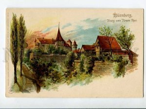 3058951 GERMANY Nurnberg Burg vom Neuen Thur Vintage PC