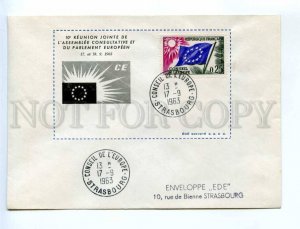 417072 FRANCE Council of Europe 1963 year Strasbourg European Parliament COVER