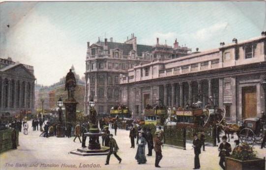 The Bank & Mansion House London England