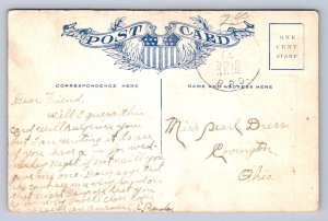 J91/ Bradford Ohio Postcard c1910 Railway YMCA Building 239