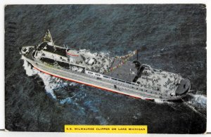 S. S. Milwaukee Clipper on Lake Michigan