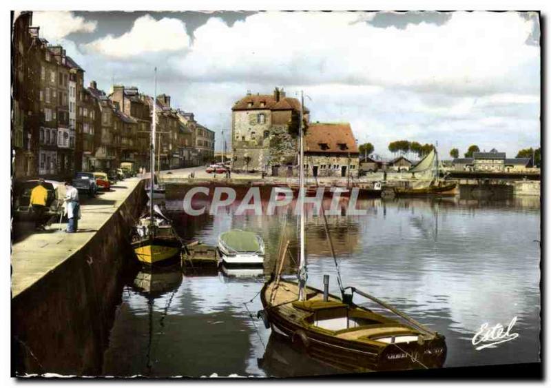 Modern Postcard Honfleur Lieutenancy and Old Boat Basin