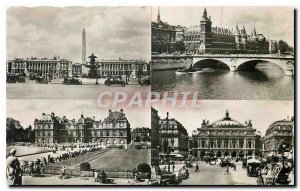 Old Postcard Paris and Wonders Place de la Concorde Conciergerie the Luxembou...
