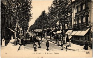 CPA LE MANS - L'Avenue Thiers (112443)