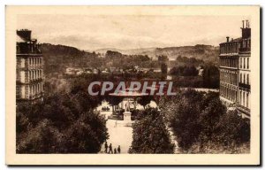 Old Postcard Bird's eye view of the Royal Place and the chain