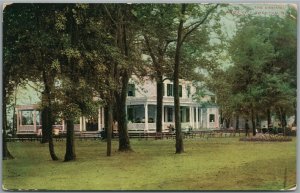 TRENTON NJ CAPITAL PARK DANCING PAVILION ADVERTISING ANTIQUE POSTCARD