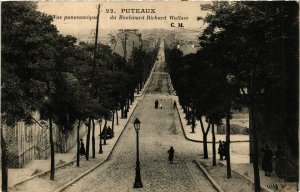 CPA PUTEAUX Vue panoramique du Boulevard Richard Wallace (413125)