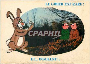 Modern Postcard The Game Is Rare and Insolent Hunting Rabbit Hunter