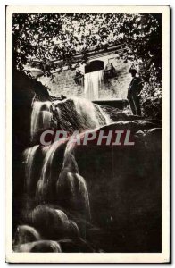 Postcard Old Lormes (Nievre) Cascade Narveau