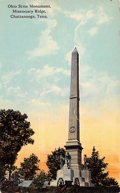 Ohio State monument, missionary Ridge Chattanooga, Tennessee, USA Civil War 1...