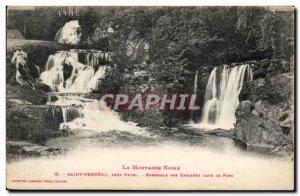 Postcard Old Saint Ferreol near Revel set of waterfalls in the park