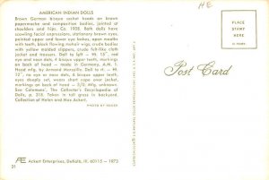 American Indian Dolls Unused 