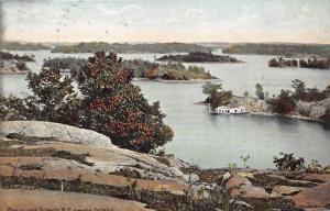 Thousand Islands New York 1908 Postcard Smoke Island