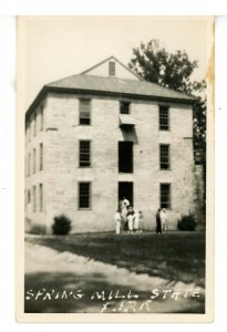 IN - Spring Mill State Park. The Watermill  RPPC