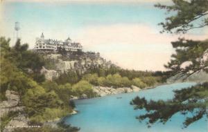 1930s Hand-Colored Postcard Cliff House Lake Minnewaska Ulster County NY posted