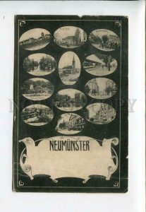 3158247 Germany NEUMUNSTER Collage Vintage RPPC