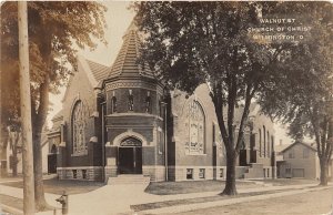 DC1/ Wilmington Ohio RPPC Postcard c1910 Walnut Street Church of Christ 6