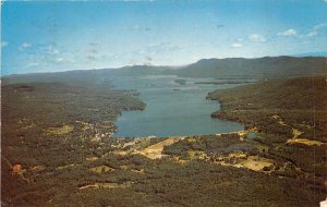 US4 US NY head of Lake George aerial view