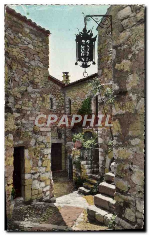 Old Postcard Eze Village Chateau Du Prince Of Sweden