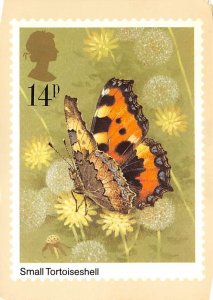 Small tortoiseshell, stamp Butterflies Unused 