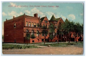 1913 Girl's Dormitory State Normal School Kearney Nebraska NE Posted Postcard