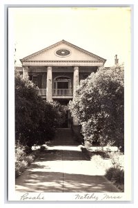 Postcard Rosalie Natchez Mississippi RPPC Real Photo