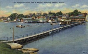 Foot Bridge in Boothbay Harbor, Maine