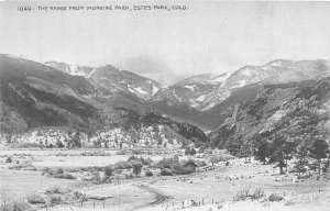 J24/ Estes Park Colorado Postcard c1910 W. T. Parke Moraine Park The Range 199