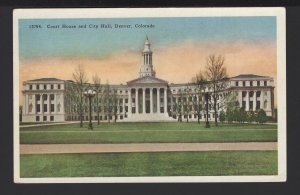 Colorado DENVER Court House and City Hall was Completed in 1932 ~ WB