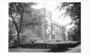 RPPC EUREKA IL High School Illinois Vintage Postcard ca 1950s