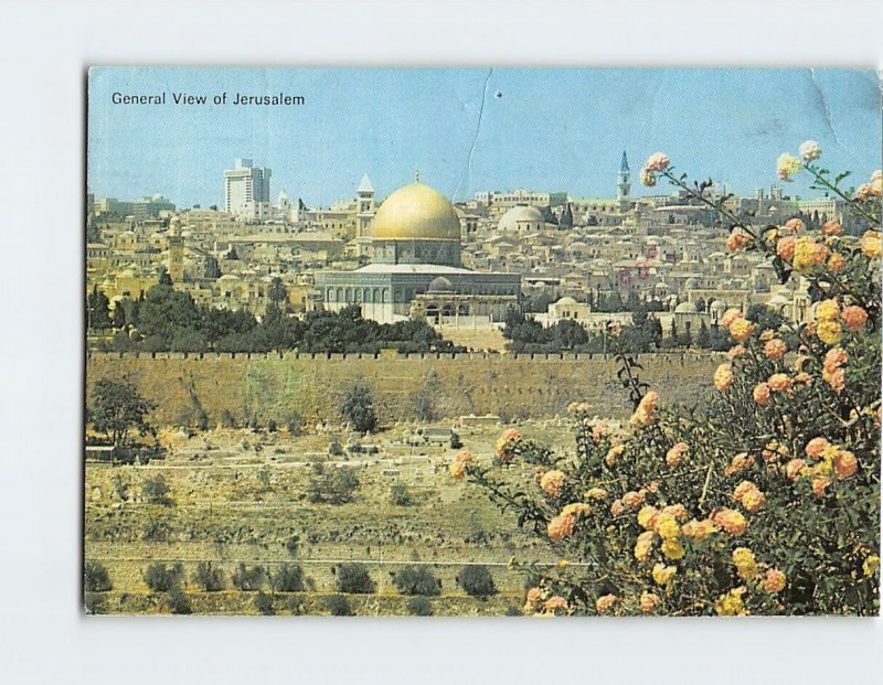 Postcard General View of Jerusalem, Israel