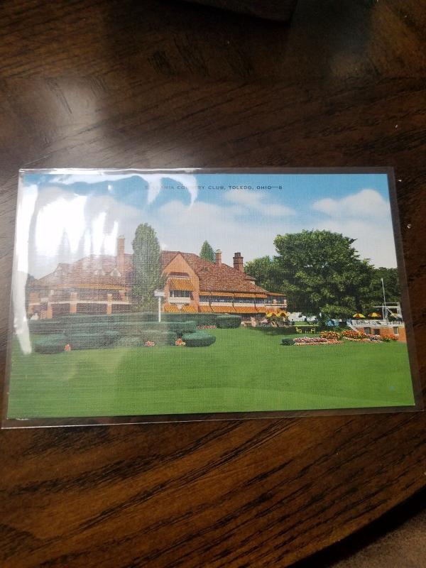 US SYLVANIA COUNTRY CLUB TOLEDO OHIO LINEN VIEW POSTCARD