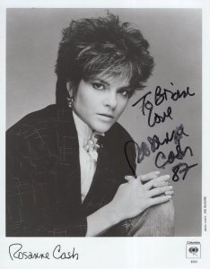 Rosanne Cash Columbia 10x8 Country & Western Hand Signed Photo